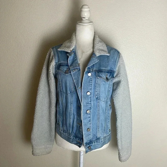 BDG Urban‎ Outfitters Denim Sherpa Jacket - Picture 3 of 9